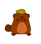 Beaver Fun Cartoon Set（個別スタンプ：14）