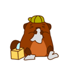Beaver Fun Cartoon Set（個別スタンプ：38）