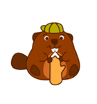 Beaver Fun Cartoon Set（個別スタンプ：39）
