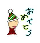 三本足のニッキー（個別スタンプ：34）