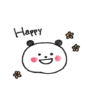 顔の色がない動物たち。（個別スタンプ：5）