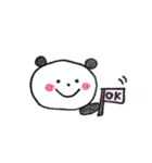顔の色がない動物たち。（個別スタンプ：7）