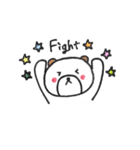 顔の色がない動物たち。（個別スタンプ：20）