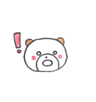 顔の色がない動物たち。（個別スタンプ：23）