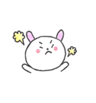 顔の色がない動物たち。（個別スタンプ：27）