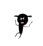 黒犬ハチ（個別スタンプ：38）