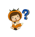 Fox sister and Monkey brother（個別スタンプ：18）