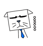 Face eyebrow cat(Elaborate special)（個別スタンプ：7）