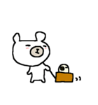 シンプルシロクマさん simple white bear（個別スタンプ：20）