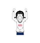 白いまんじゅうモミ三郎（個別スタンプ：1）