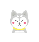 Cute Husky Stickers（個別スタンプ：4）