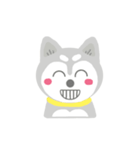 Cute Husky Stickers（個別スタンプ：17）