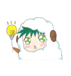 A cute little boy dressed like a sheep（個別スタンプ：23）