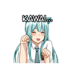 Cewek Anime Kawaii（個別スタンプ：20）
