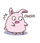 Fluffy A Little Fat Rabbit (EN)（個別スタンプ：4）