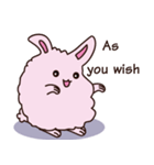 Fluffy A Little Fat Rabbit (EN)（個別スタンプ：7）