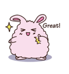 Fluffy A Little Fat Rabbit (EN)（個別スタンプ：9）