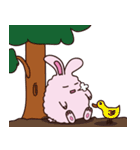 Fluffy A Little Fat Rabbit (EN)（個別スタンプ：18）
