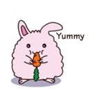 Fluffy A Little Fat Rabbit (EN)（個別スタンプ：19）
