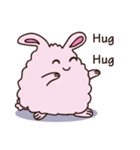 Fluffy A Little Fat Rabbit (EN)（個別スタンプ：22）