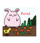 Fluffy A Little Fat Rabbit (EN)（個別スタンプ：32）