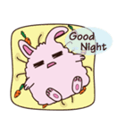 Fluffy A Little Fat Rabbit (EN)（個別スタンプ：40）