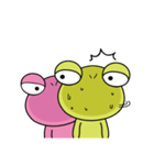 frog love life（個別スタンプ：21）