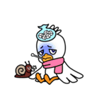 Seagull and the Snail（個別スタンプ：40）