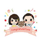 Vivi with lovely Sis ＆ Cat.[EN]（個別スタンプ：40）