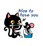 Blake is laughing cat（個別スタンプ：4）