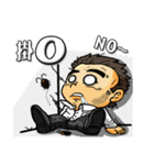 <Happy office worker> - Business up（個別スタンプ：27）