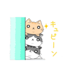 3匹の猫生活 2（個別スタンプ：34）
