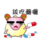 羊-若い笑顔をピックアップ A（個別スタンプ：34）