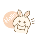 Rabbit Beige（個別スタンプ：1）