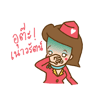 Air Hostess Life（個別スタンプ：8）