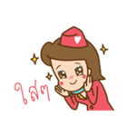 Air Hostess Life（個別スタンプ：17）