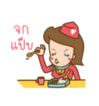 Air Hostess Life（個別スタンプ：21）