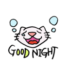 ねこ＆いぬ、二匹は仲良し（個別スタンプ：6）