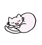 ねこ＆いぬ、二匹は仲良し（個別スタンプ：7）