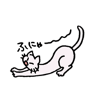 ねこ＆いぬ、二匹は仲良し（個別スタンプ：8）