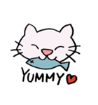 ねこ＆いぬ、二匹は仲良し（個別スタンプ：9）