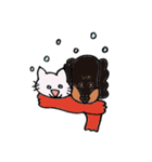 ねこ＆いぬ、二匹は仲良し（個別スタンプ：38）