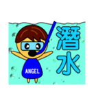 Angel Baby-handsome boy（個別スタンプ：28）