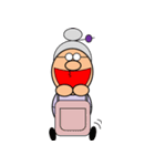 Funny grandma ！（個別スタンプ：5）