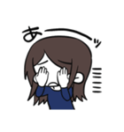 全休符目ちゃんスタンプ（個別スタンプ：35）