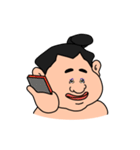関取、ぽっちゃりさん（個別スタンプ：9）