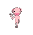 ジェスチャー豚（個別スタンプ：1）
