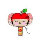 りんごなこけし（個別スタンプ：16）