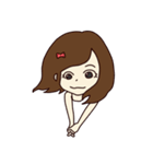 かわいい女の子と男の子のスタンプ（個別スタンプ：2）