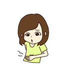 かわいい女の子と男の子のスタンプ（個別スタンプ：3）